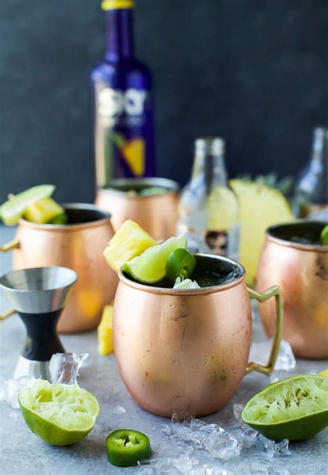 This Sweet And Spicy Moscow Mule Is The Perfect Drink For Summer Recipe Pineapple Moscow