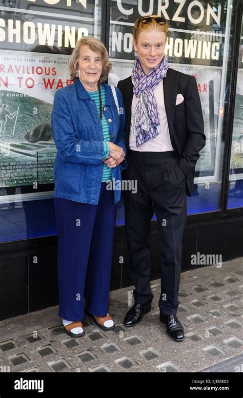 Anne Ullman And Freddie Fox At The Premiere Of Eric Ravilious Drawn