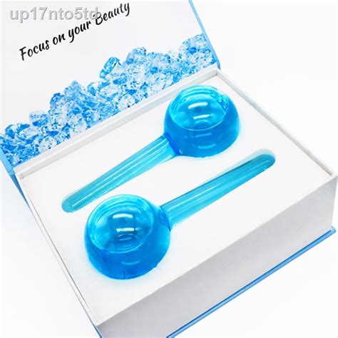 Large Beauty Ice Hockey Energy Beauty Crystal Ball Facial Cooling Ice