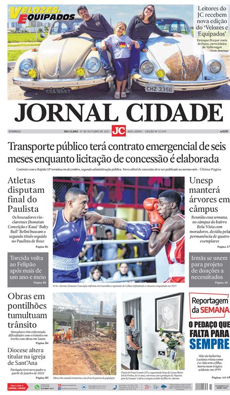 Jornal Cidade De Outubro De Jornal Cidade Rc