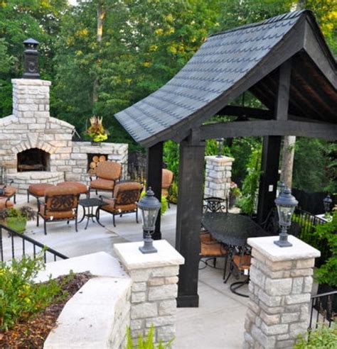 Outdoor Gazebo Plans With Fireplace Mriya Net