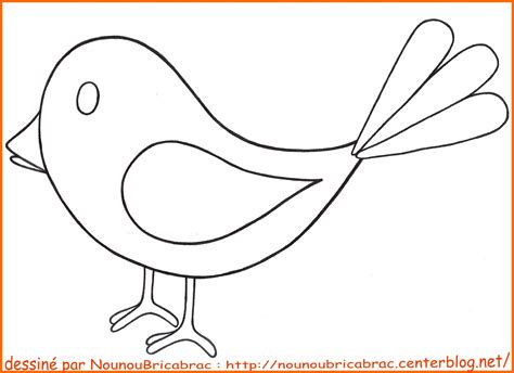 Oiseau Facile Coloriage Oiseau Coloriage Facile Dessiner