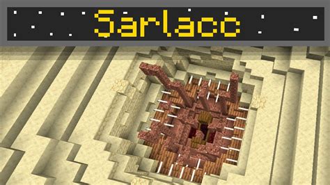 Minecraft How To Build Sarlacc Pit Youtube