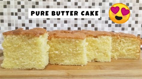 Super Soft And Moist Butter Cake Recipe Kek Mentega 牛油蛋糕 And Tips Preheat Oven Before Baking