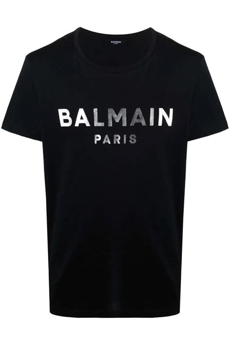 Balmain Foil T Shirt Clothing From Circle Fashion Uk