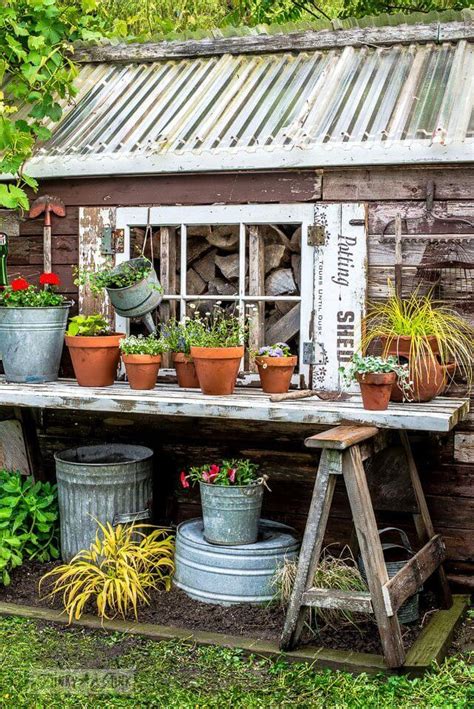 How To Make Your Own Garden Potting Table