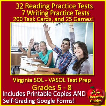 Sol Practice Reading Tests Va Teaching Resources Tpt