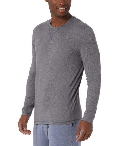 32 Degrees Top Notch Long Sleeve T Shirt Dark Grey Cheapundies