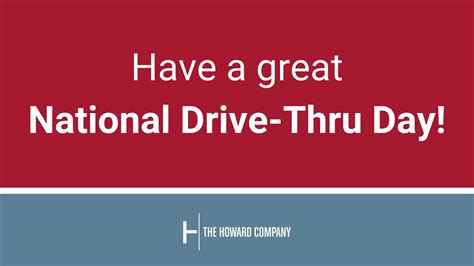 National Drive Thru Day Youtube