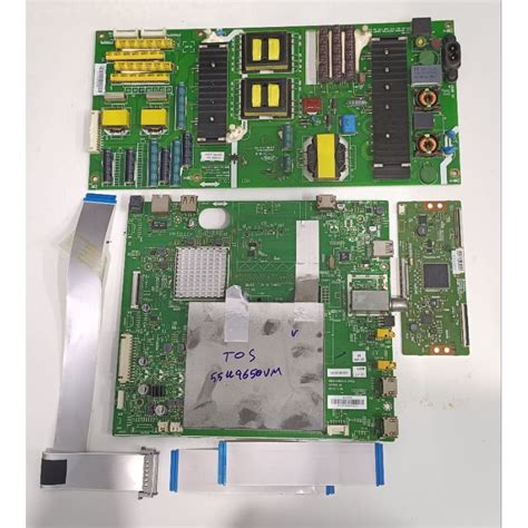 Toshiba U Vm System Board Power Supply Tcon Original Ribbon Lvds