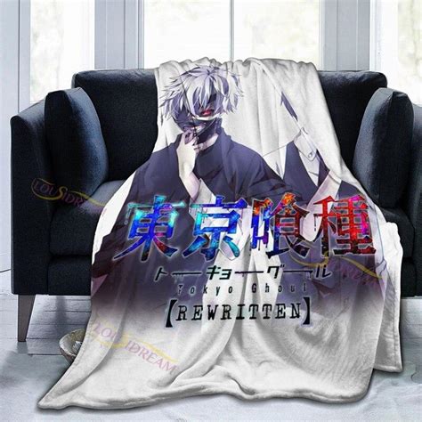 Kjøp Kaneki Tokyo Ghoul Flannel Blankets Japanese Manga Anime Harajuku