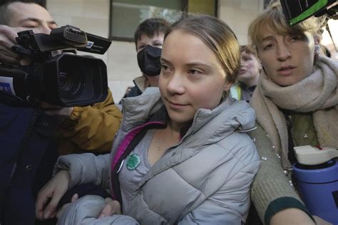 Greta Thunberg Denies Public Order Offense After She Was Arrested At A