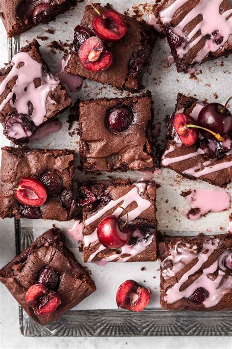 Chocolate Cherry Brownies Emma Duckworth Bakes