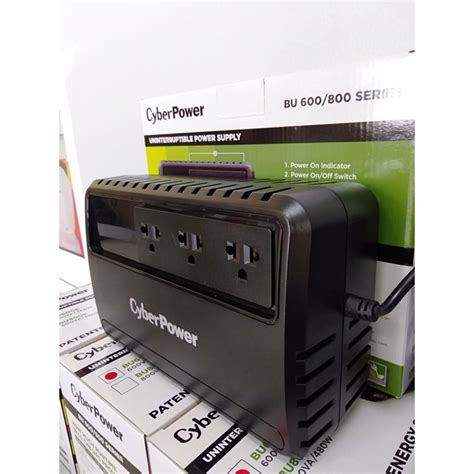 เครื่องสำรองไฟ Cyberpower Ups Bu600e As 600va 360w Shopee Thailand