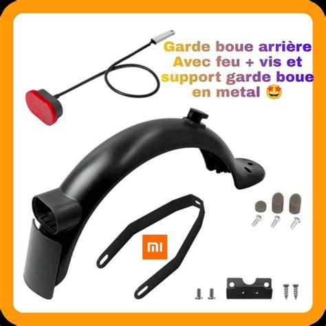 Garde Boue Arri Re Xiaomi M Pro S Essential Scooter Avec Feu