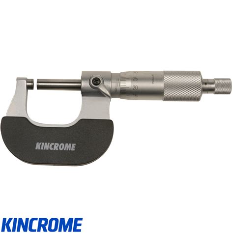 Kincrome External Micrometer 0 25mm Collier And Miller