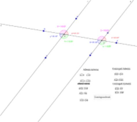 Parallele Tagliate Da Una Trasversale GeoGebra