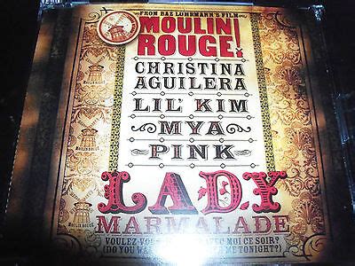 Moulin Rouge Lady Marmalade Aus CD Single Ft Christina Aguilera Pink ...