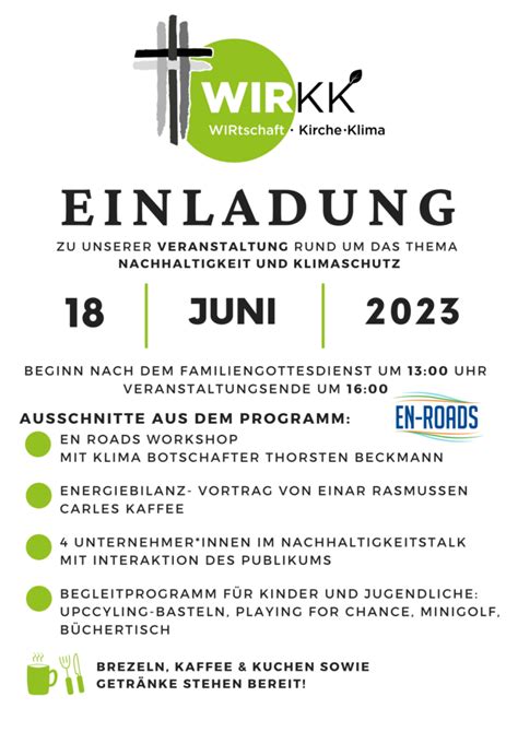 Wirkk Tag Am Juni Evangelische Kirchengemeinde In Kaarst