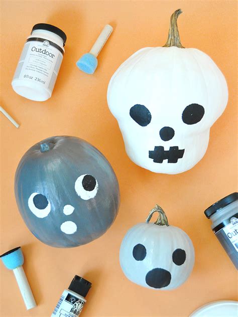 Glow-in-the-Dark Painted Pumpkins | Handmade Charlotte