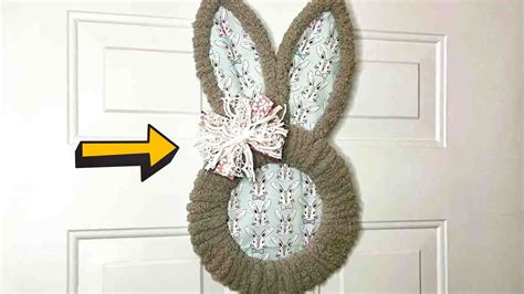 Dollar Tree Diy Bunny Wreath Tutorial Diy Joy