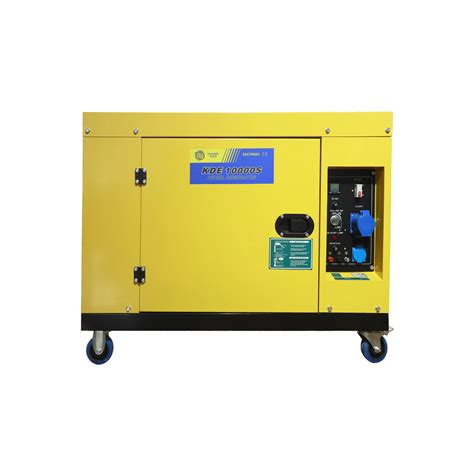 8kw 10kw 50hz Single Phase Air Cooled Silent Soundproof Standby Diesel