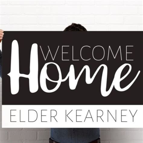 Personalized Digital File Welcome Home Return Missionary Etsy