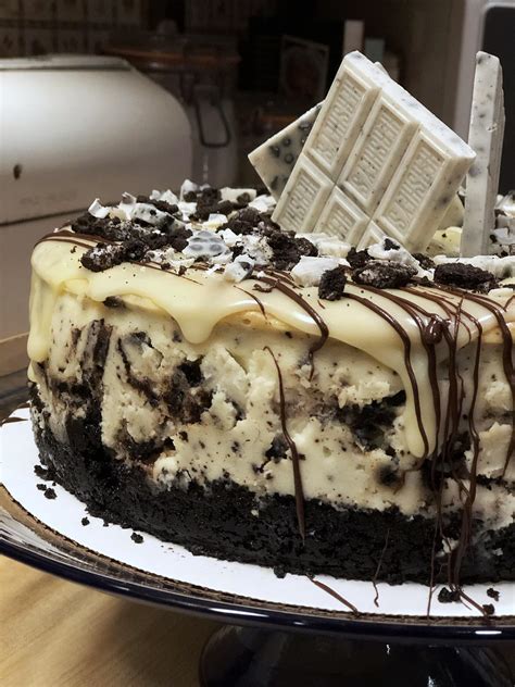 Homemade Cookies N Cream Cheesecake Rfood