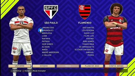 Sao Paulo X Flamengo Copa Do Brasil Pes Atualizado Patch Canal