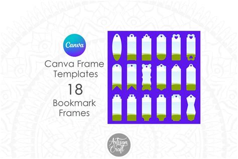 Canva bookmark template | Canva bookmark frame