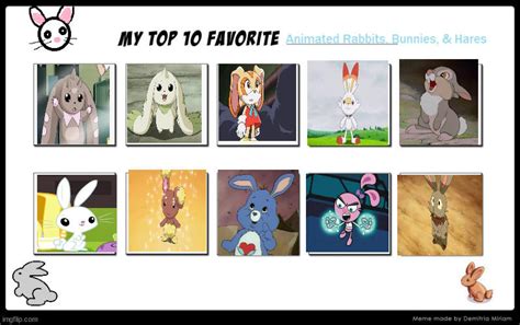 Top 10 Favorite Rabbits By Srmthfgfan724 On Deviantart