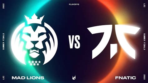 MAD LIONS VS FNATIC MAPA 1 PLAYOFFS SEMANA 10 LEC VERANO 2022