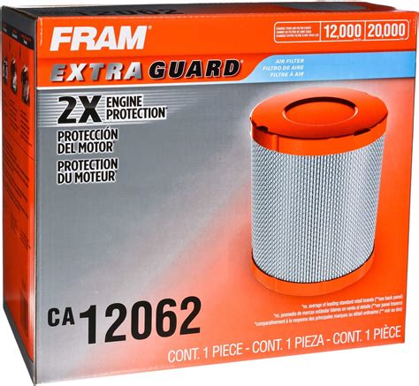 filtro de aire fram extra guard ca  vehiculos chevrolet