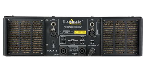 Buy Studiomaster Pa 45 Audio Amplifiers Online In India