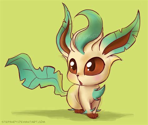 Chibi Leafeon By Stepandy On Deviantart