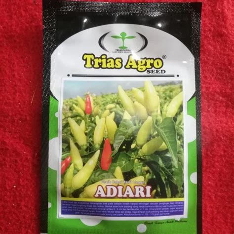 Isi Butir Benih Cabe Rawit Kecil Adiari Trias Agro Lazada Indonesia