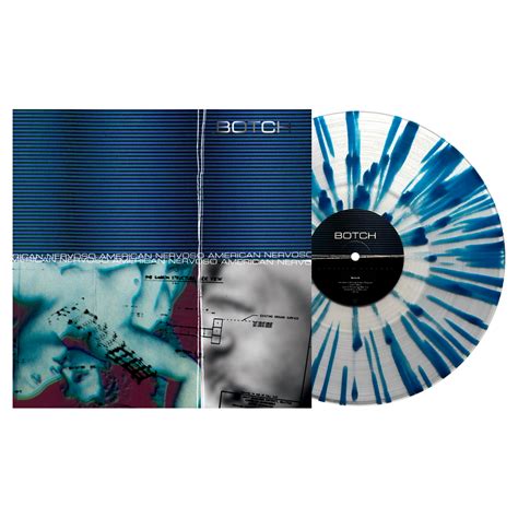 Botch American Nervoso 12 Clear W Blue Splatter Vinyl Hello Merch