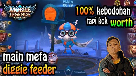 CARA MAIN META DIGGIE FEEDER MOBILE LEGEND INDONESIA YouTube