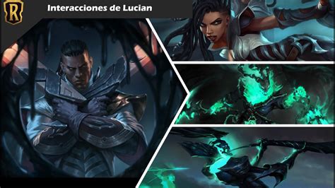 Legends Of Runaterra Lucian Interacciones Especiales YouTube