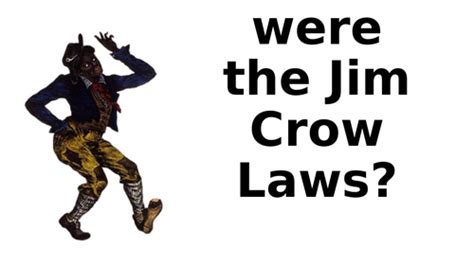 What Were The Jim Crow Laws 8 Objects Museum Lesson Teaching Resources