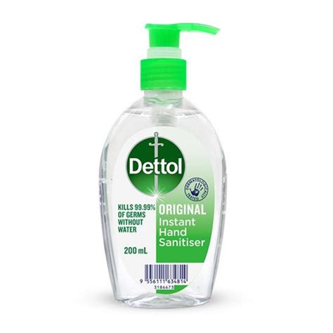 Dettol Hand Sanitiser 200ml Original – fmcg.my