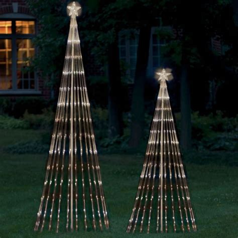 The Led Light Show Tree Hammacher Schlemmer