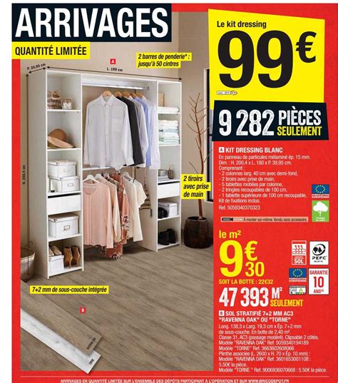 Promo Kit Dressing Blanc Sol Stratifi Mm Ac Ravenna Oak Ou