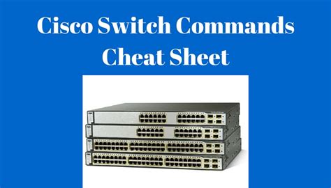 Cisco Cli Switch Commands Cheat Sheet Pdf