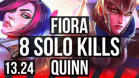 Fiora Vs Quinn Top M Mastery Solo Kills Kr Diamond