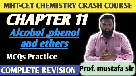 Mht Cet Crash Course Mcq Practice Chemistry Ch Alcohol Phenols And