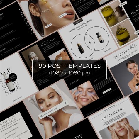 Skincare Instagram Templates Esthetician Instagram Templates