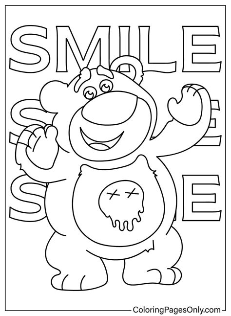 Free Printable Lotso Bear Coloring Pages