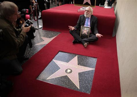 Donald Sutherland Star De M A S H Et Hunger Games Sa Carrière En