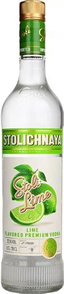 Stoli Lime Vodka (Stolichnaya) 70cl - Buy Online at DrinksDirect.com